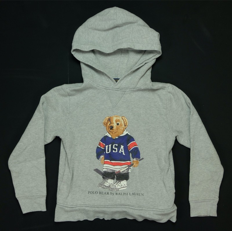 polo bear hockey hoodie