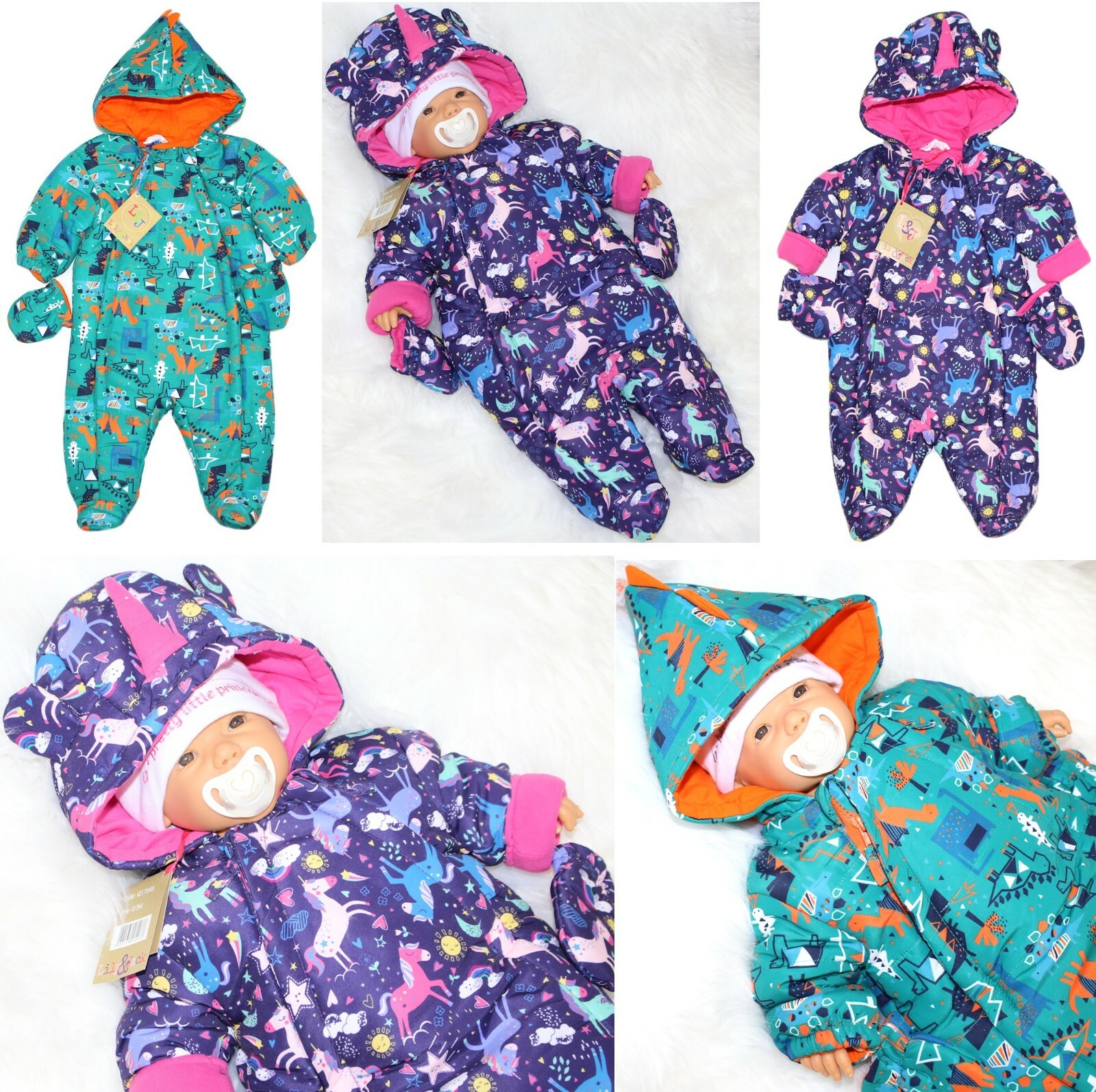 Overall  Baby  ♥ Anzug Schneeanzug Winteranzug für Wagen ♥