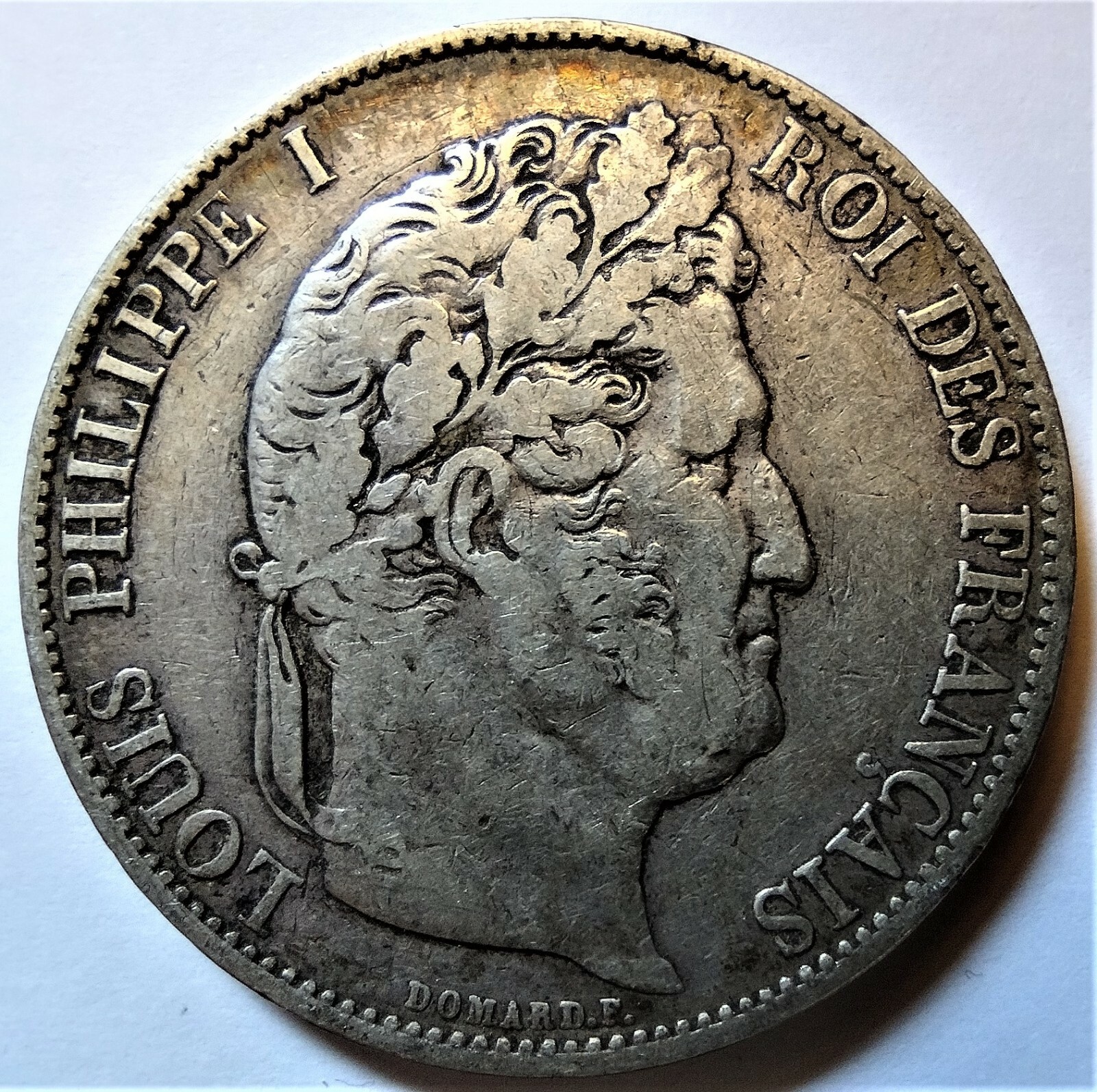 1830年A フランス　ルイ・フィリップ 5フラン 銀貨 JCC | ジャパンコインキャビネット / フランス 1834W 5フラン