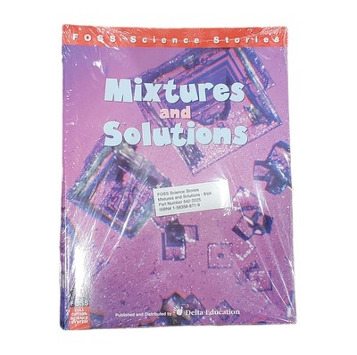 8 Pack Sealed Mixtures and Solutions FOSS Science Stories Paperback Student Book