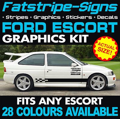 Ford Escort Rs Turbo Series 1 Suntan Window Decal Other Car Parts Car Parts