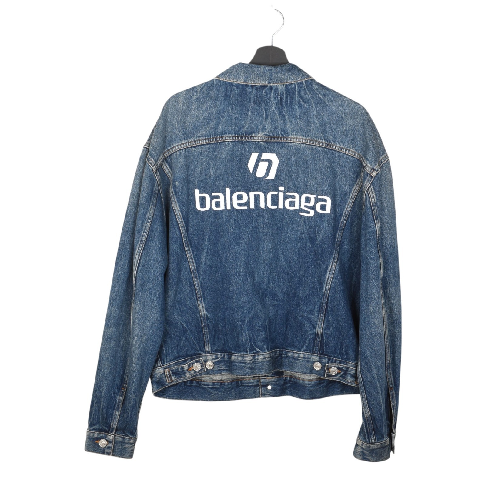 BALENCIAGA デニムジャケット サイズ36 SALE バレンシアガ BALENCIAGA ロゴデニムジャケット ・サイズ36