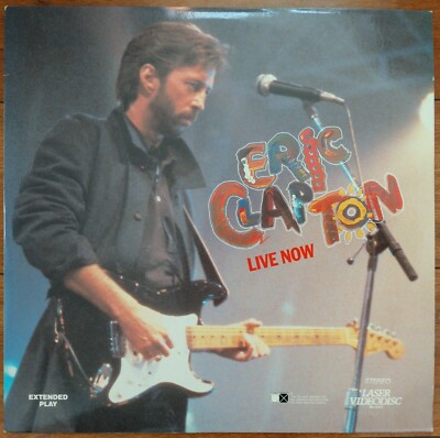 ERIC CLAPTON Laserdisc Live Now '85 in Concert LD | eBay