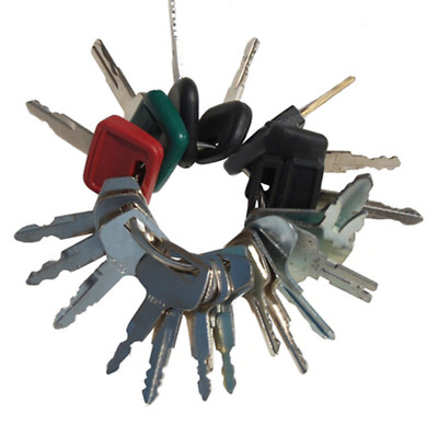  21 RAP Heavy Construction Equipment Ignition Key Set Hitachi Linkbelt JCB Cat