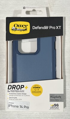 OtterBox Defender Pro XT Series Magsafe Case for Apple iPhone 14 Pro, Ocean Blue