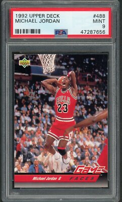 Michael Jordan 1992 Upper Deck Basketball Card #488 Graded
