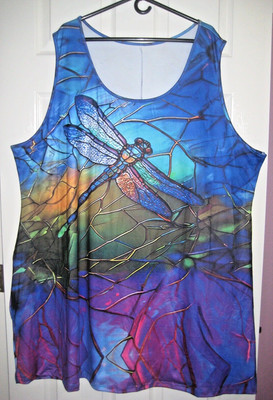 Plus Size 4X 5X Slinky DRAGONFLY Dress/CoverUp SPANDEX BRAND NEW Gorgeous