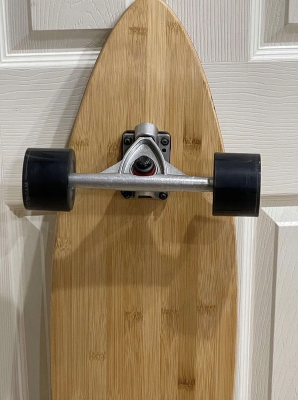 New Magneto Longboard Skateboard 44 Inch Kicktail Cruiser Maple & Bamboo Deck
