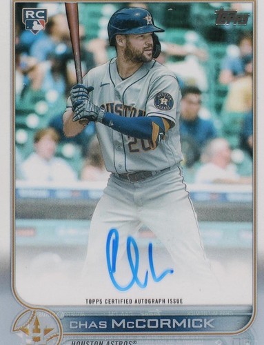 2022 Topps Clearly Authentic Autographs - Chas McCormick #CAA-CM