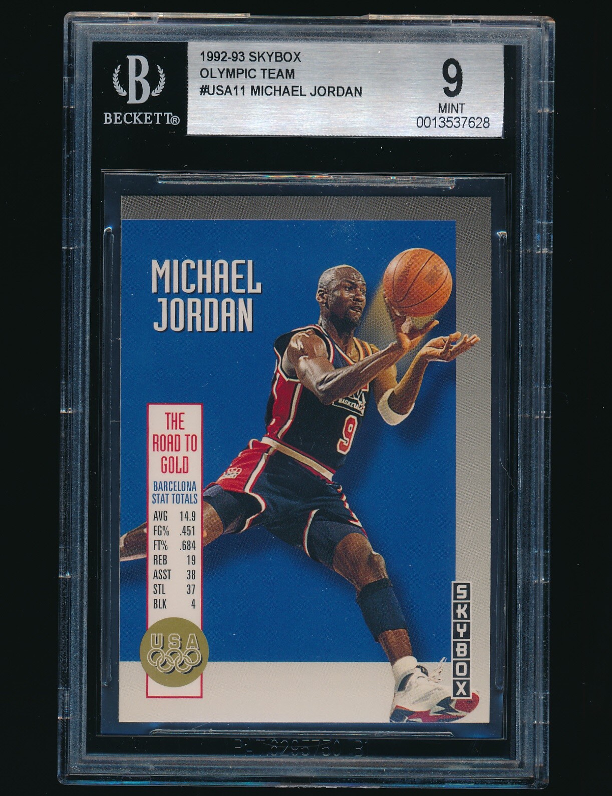 Michel Jordan 1992 バルセロナオリンピック　skybox Michael Jordan 1992 Skybox Barcelona '92 Olympics Dream Team