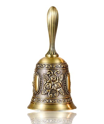 Handglocke Tischglocke Metall Rezeptionsklingel Service Hotelglocke Tischklingel
