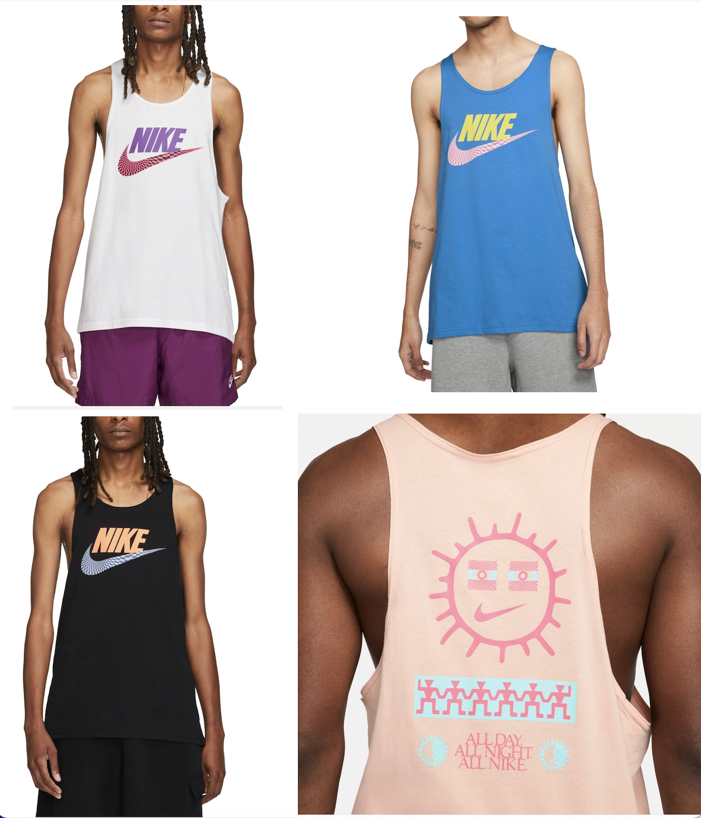 トップス 00s NIKE pink Vneck Tanktop Best 00s NIKE pink V-neck Tank Top - Best