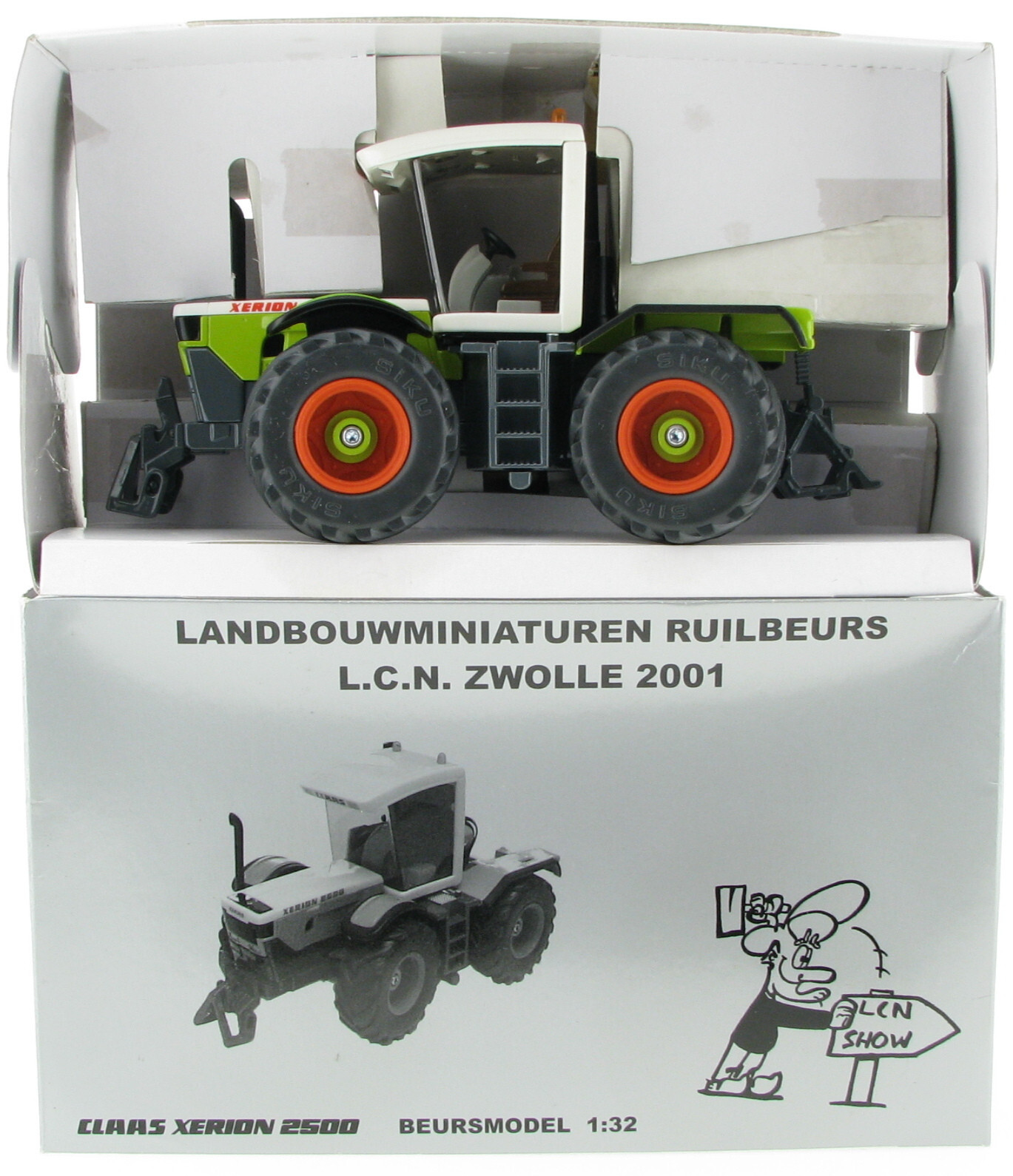 SIKU CLAAS XERION 2500 L.C.N. Zwolle 2001 special model in original packaging bo SIKU CLAAS XERION 2500 L.C.N. Zwolle 2001 special model in original packaging bo