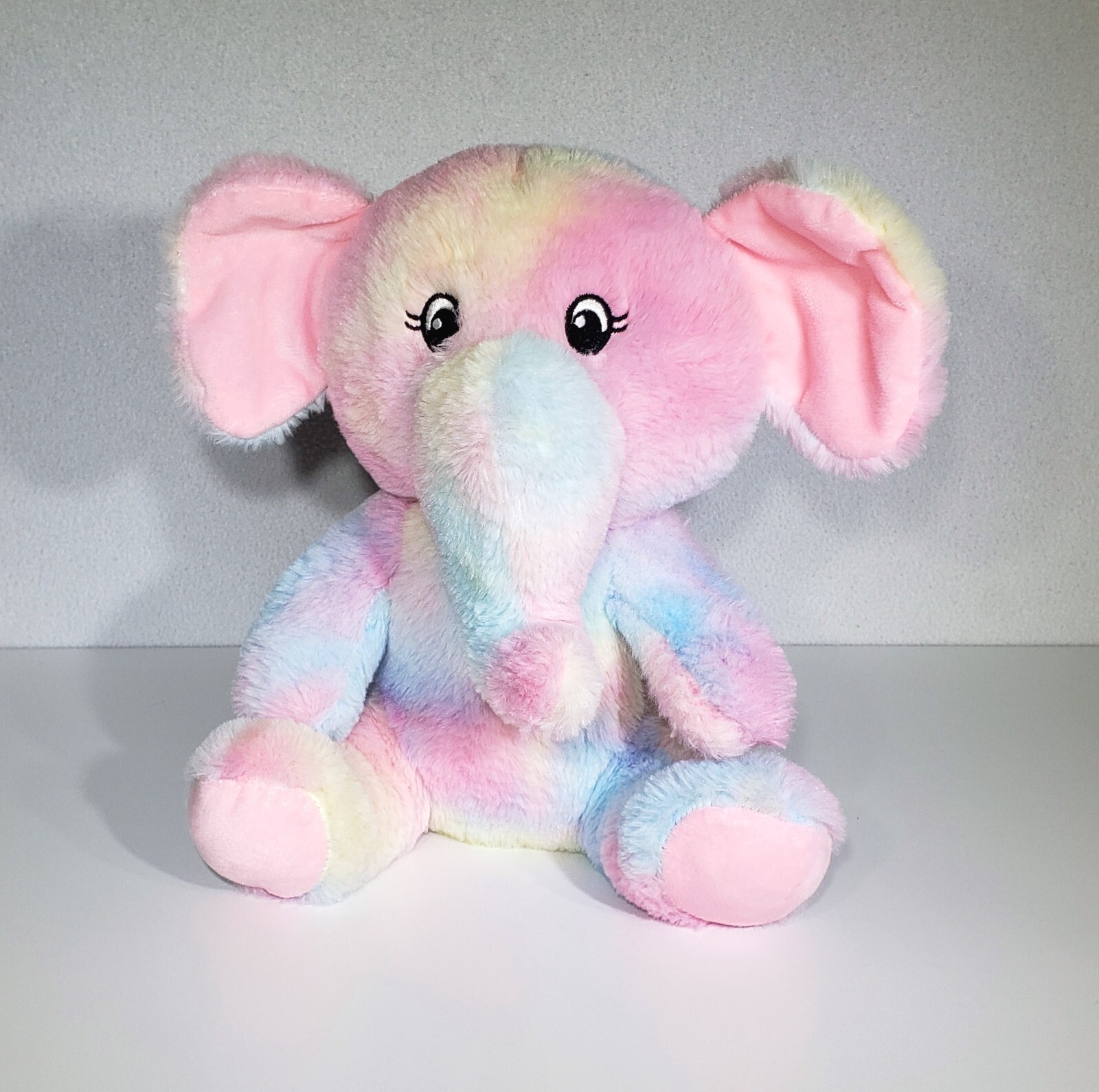 ●BLUE ELEPHANT● BIBI pink 2395556 New Blue Elephant and Pink Pig Plush Toys for Boys and Girls