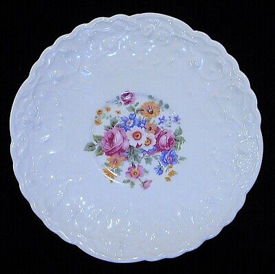 Vintage Pope-Gosser Embossed Floral #25004 Rose Point China. Made in the U.S.A.