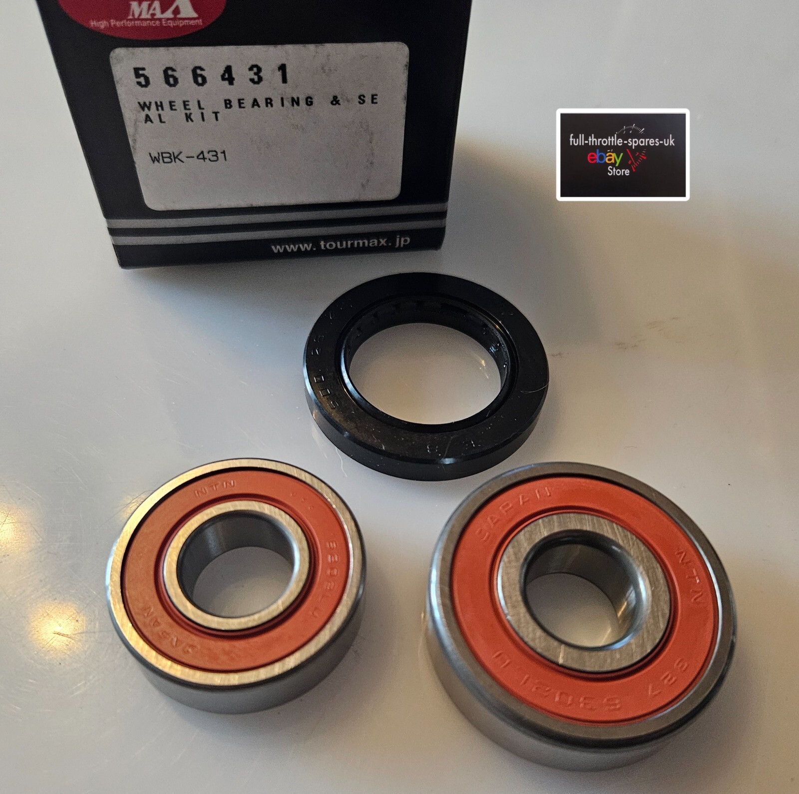 fits: HONDA CB 125 J 1975-1979 JAPANESE REAR WHEEL BEARINGS