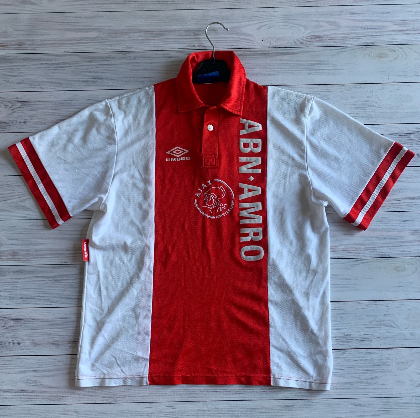 Ajax 1993 - 1994 Home football shirt jersey Umbro size L | eBay