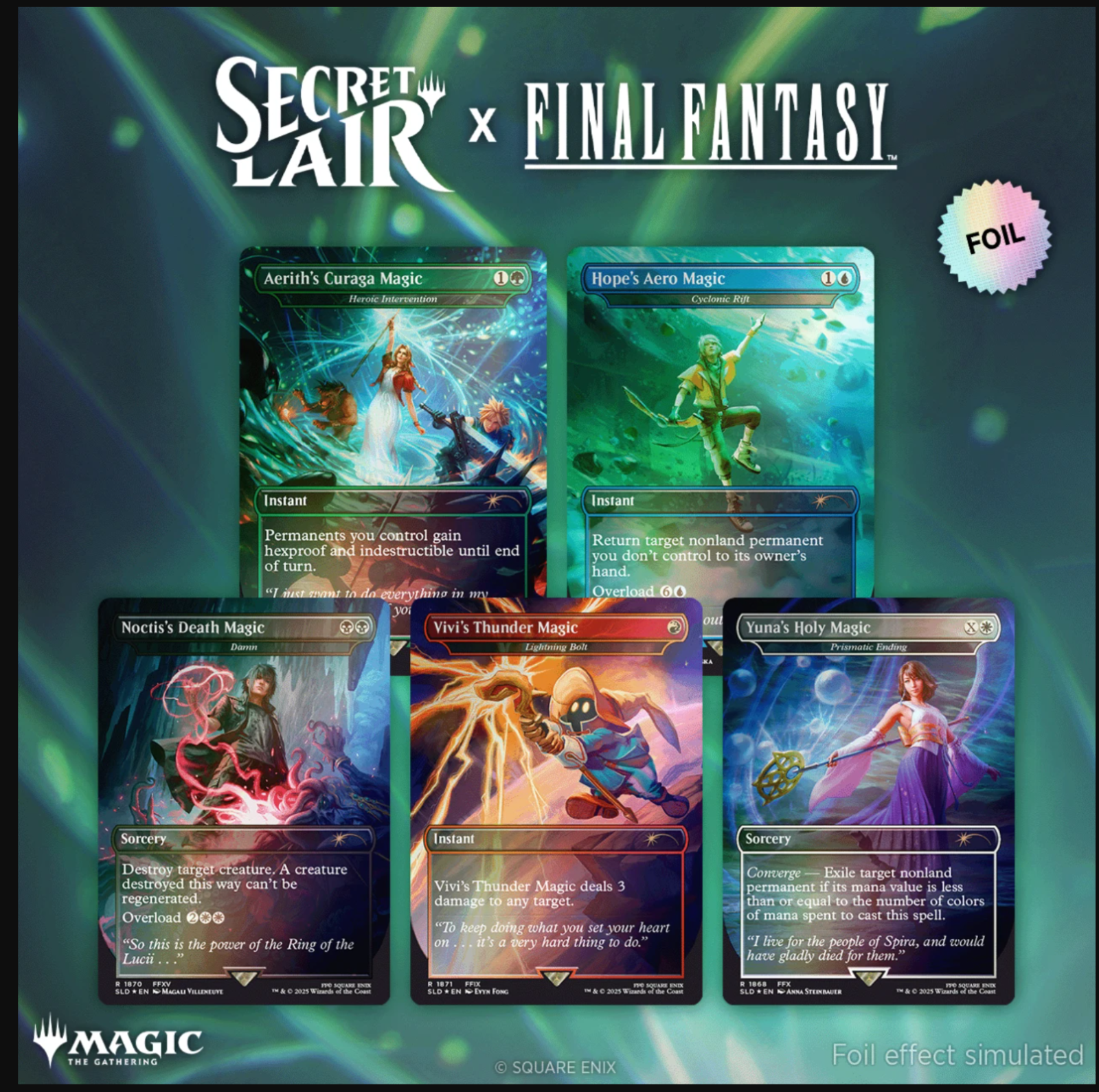 英FOIL GameOver Secret Lair FINAL FANTASY Amazon.com: Magic the Gathering Secret Lair x Final Fantasy