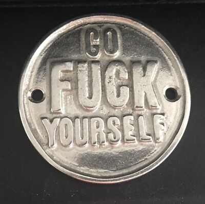 UNIQUE HARLEY-DAVIDSON   SHOVELHEAD / EVO MOTOR GO F**K YOURSELF POINTS COVER   