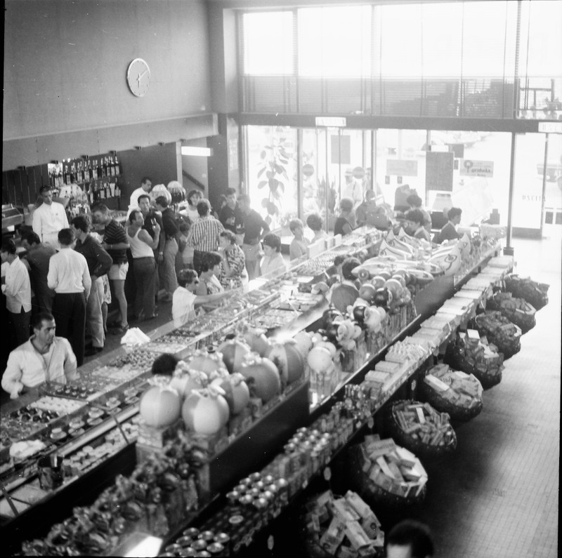 Bologne C. 1960 - Station  Buvette  Superette  Italie - NÃ©Gatif 6 X 6 - Ital 166