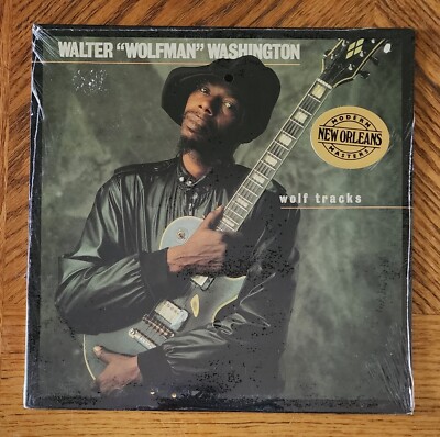 WALTER ''WOLFMAN'' WASHINGTON / WOLF TRACKS ~ 1986  Rounder LP ~ NEW MINT ~ SEALED