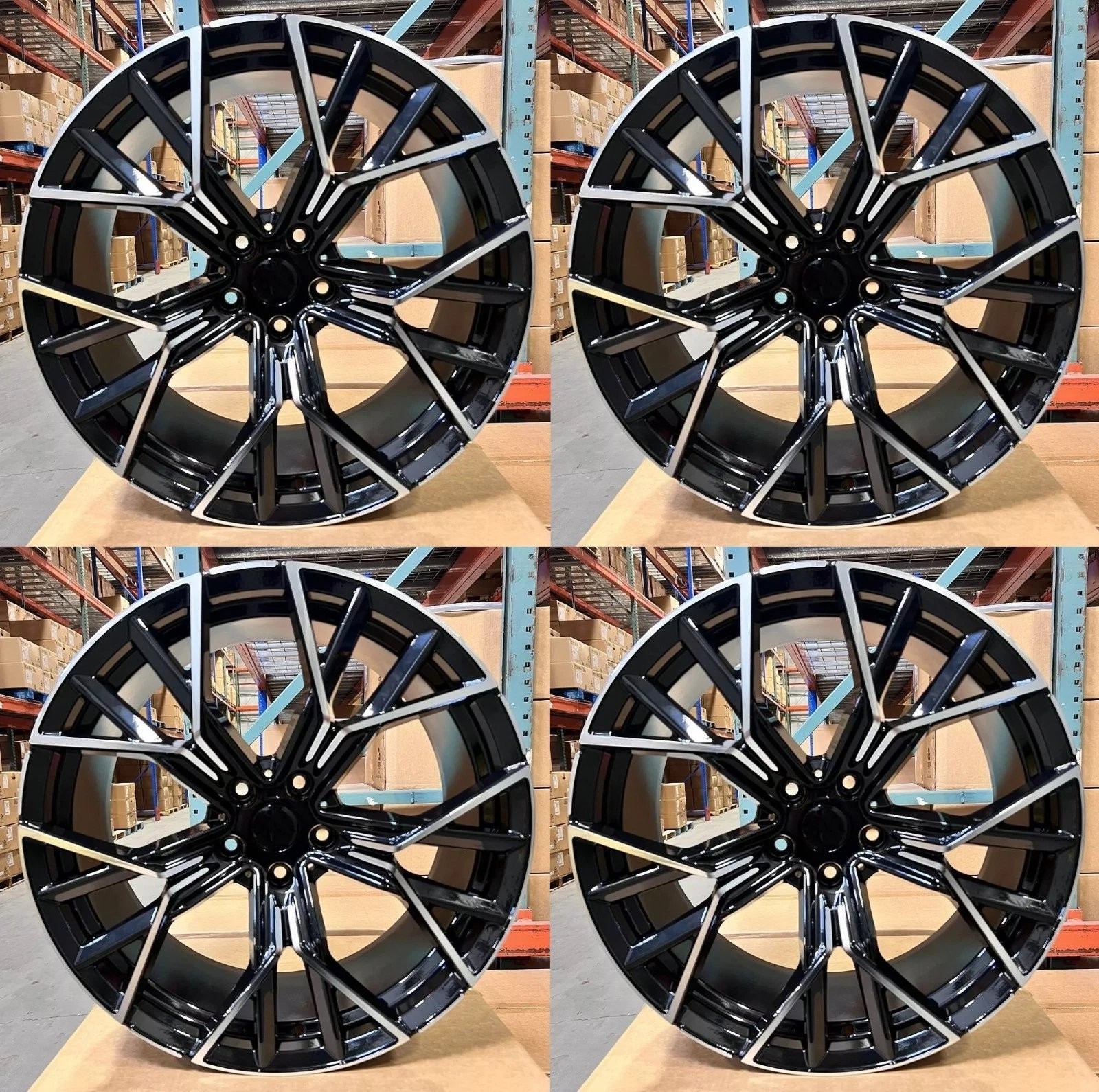 19" STAGGERED M8 STYLE WHEELS RIMS FITS BMW 5X120 3 4 SERIES E46 E90 E91 E92 E93