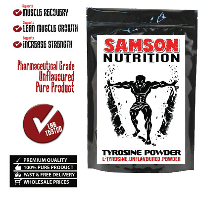 Tyrosine Powder 200g, Unflavoured, Pure Pharma Grade, Premium Quality Supplement
