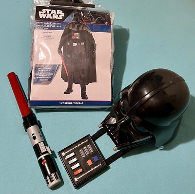 STAR WARS / DARTH VADER / DELUXE / Adult Standard w/ Hasbro Helmet & Lightsaber