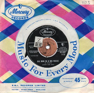 LEROY VAN DYKE - BIG MAN IN A BIG HOUSE. (UK, 1961, MERCURY, AMT 1173)