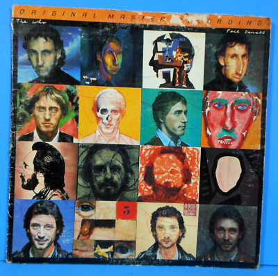 THE WHO FACE DANCES LP 1981 RE '83 MFSL 1/2 SPPEED NICE CONDITION! VG/G+!!C