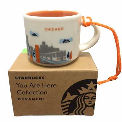 Starbucks 2 Oz 'You Are Here' Chicago Ornament Mug, 2017
