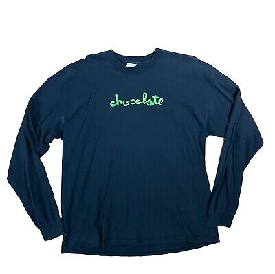 Vintage Chocolate Skateboards T Shirt Xl Long sleeve 90s