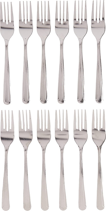 12 Piece Dominion Salad Fork Set 18-0 Stainless Steel Silver functionality