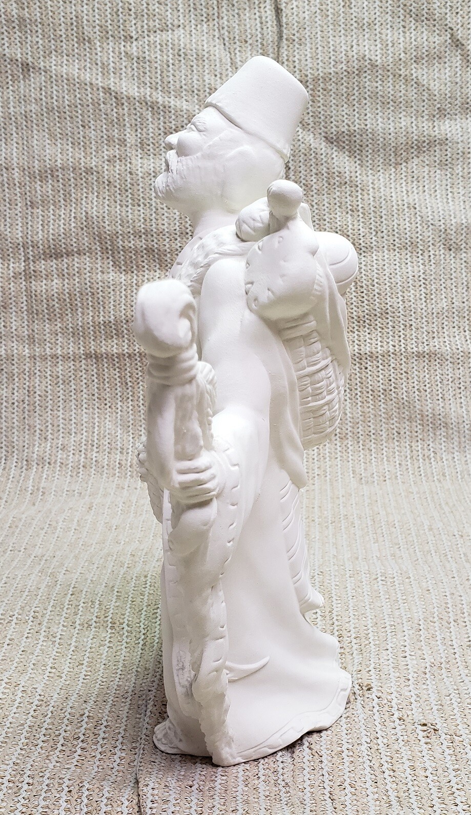 Ceramic Bisque Old World African Santa Kimple Mold 2400 U-Paint Ready To Paint