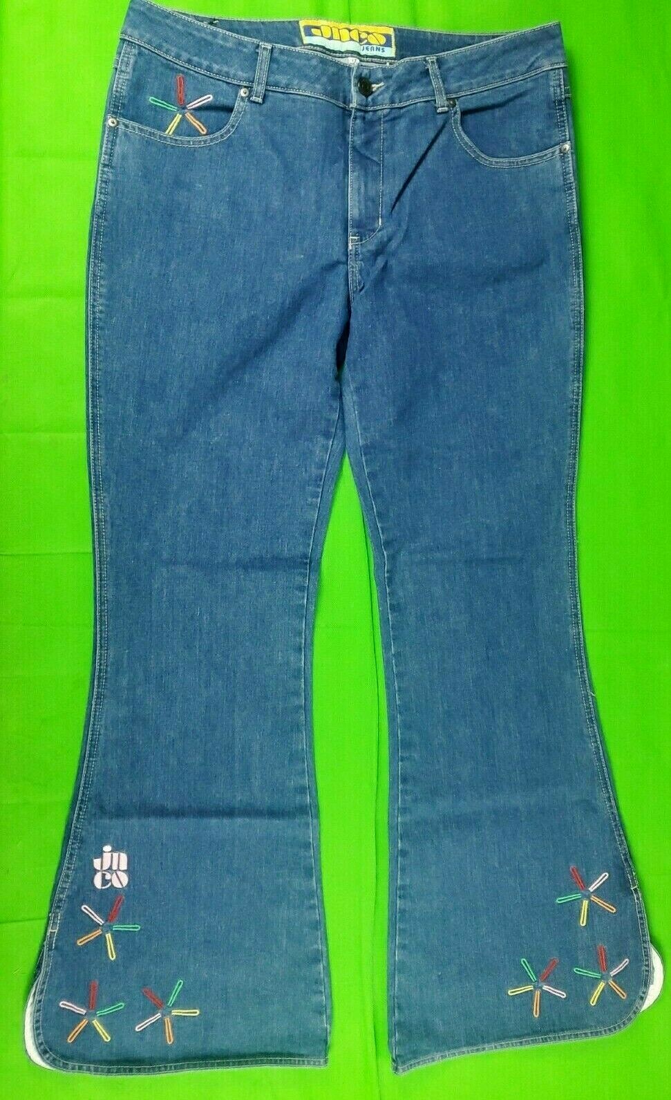パンツ 90s JNCO Jeans Belle Denim Vintage 90s Jnco Chimes women's bellbottom blue jeans size
