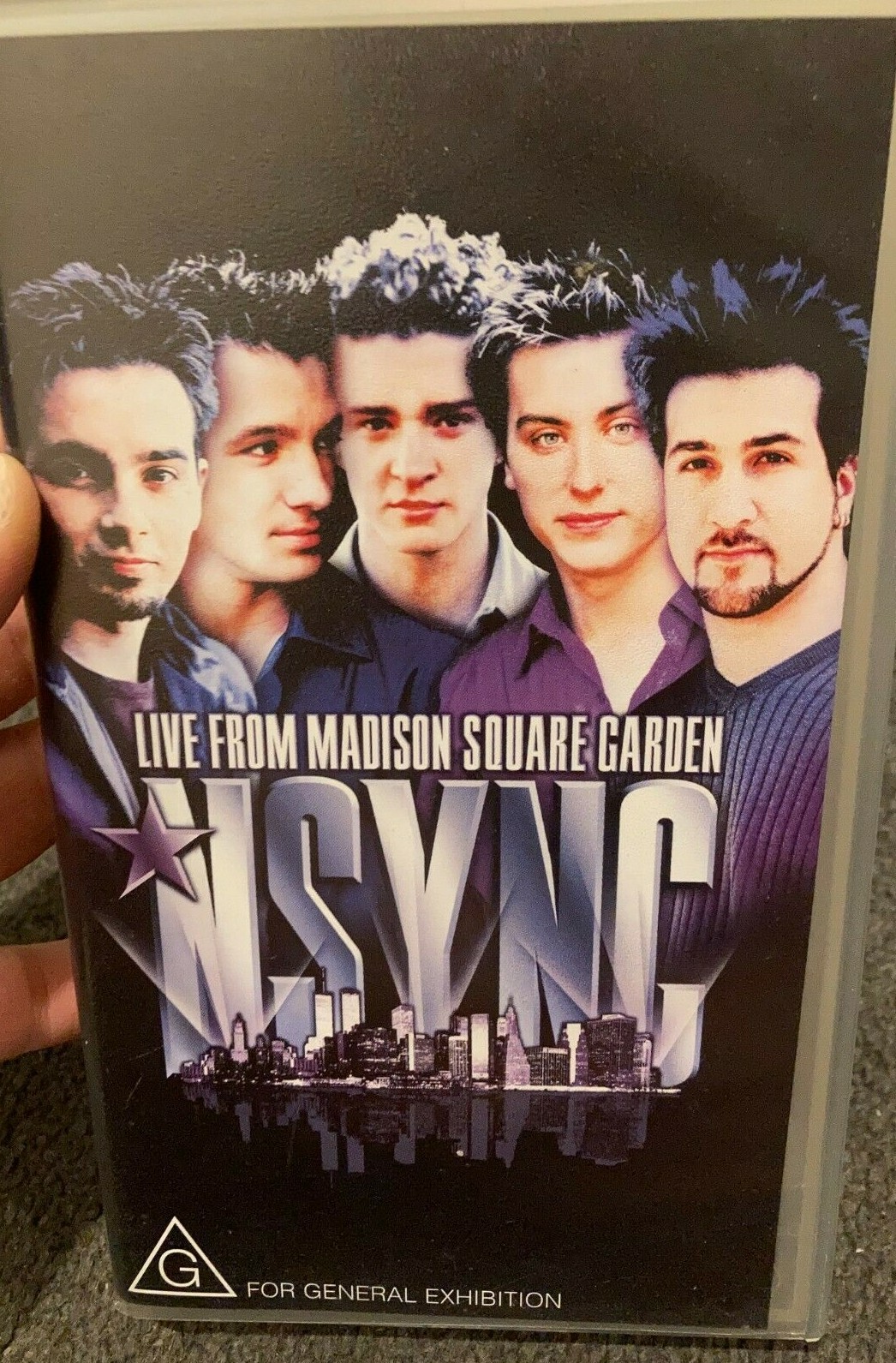 N Sync (NSync) Live At Madison Square Garden VHS VIDEO TAPE