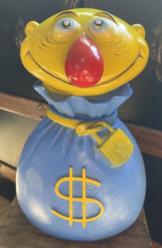1971年 PLAY PAL社製 ☆MR.MONEY BAGS☆ コインバンク Mr Money Bags Coin Bank Popeye Eugene The Jeep Play Pal