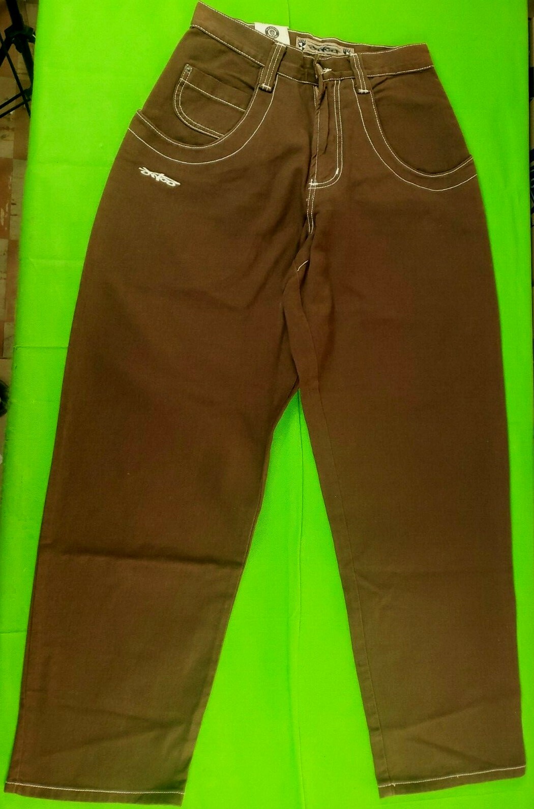 Vintage 90's Jnco men's brown logo wide leg jeans size 30W Vintage 90's Jnco men's brown logo wide leg jeans size 30W