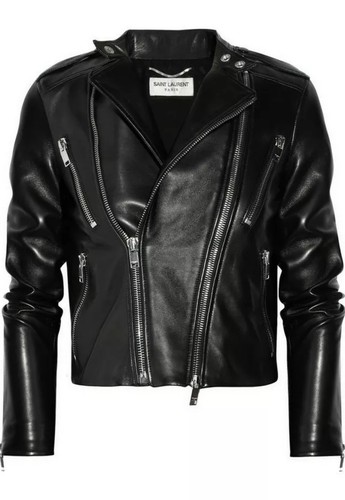 ジャケット・アウター SAINT LAURENT coated jacket black 44 SAINT LAURENT coated jacket black 44