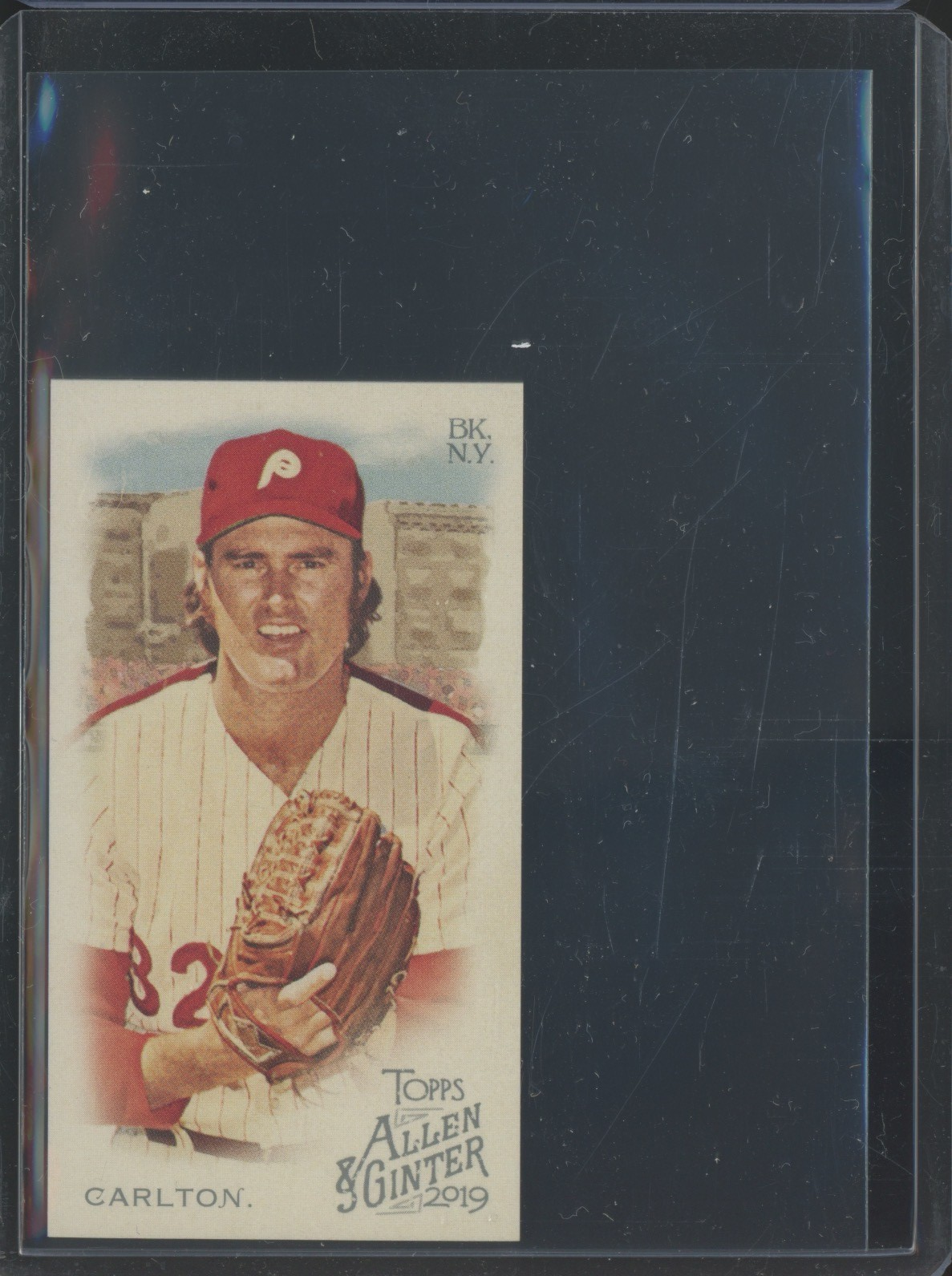 2019 Topps Allen & Ginter Mini Rip Car Insert #397 Steve Carlton