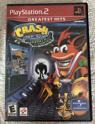 CRASH BANDICOOT THE WRATH OF CORTEX GREATEST HITS GOOD CONDITION  FREE SHIPPING