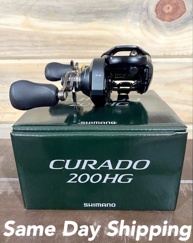 Shimano Curado 200HG K Baitcasting Reel, Right Hand, 7.4:1 -