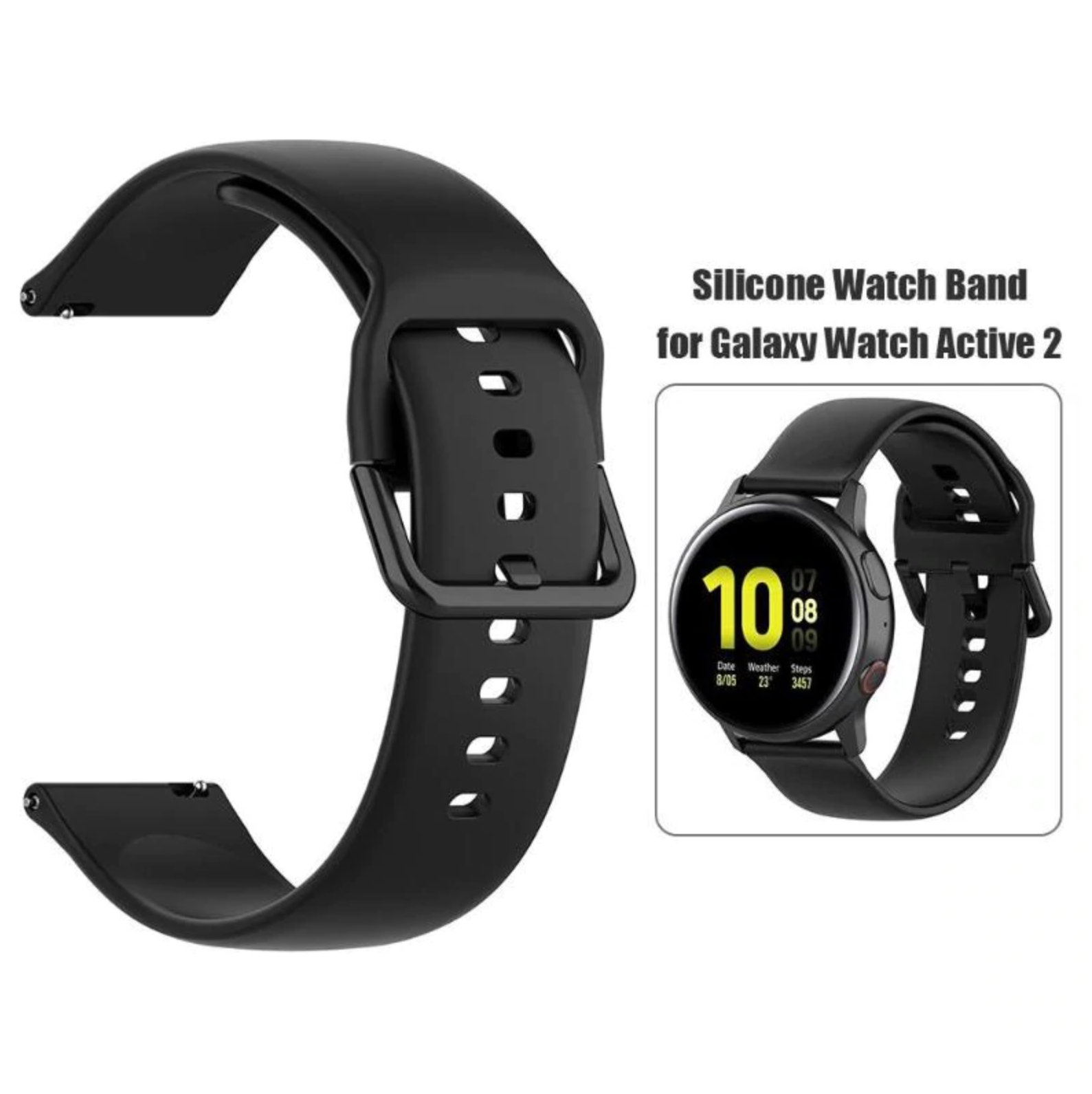 20mm Silicone Band Strap For Samsung Galaxy Watch Active 2 Huawei Watch GT 42mm | eBay