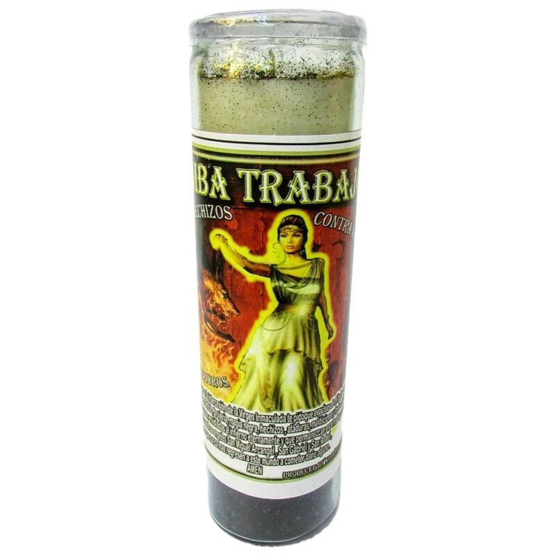 Tumba Trabajo Veladora Preparada / Witchcraft Breaker Novena Candle Prepared