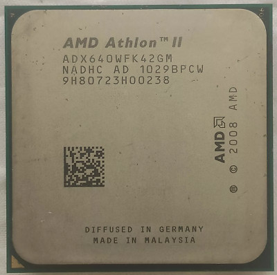 AMD Athlon II X4 640 Quad Core Processor 3.0GHz, Socket AM2+/AM3, 95Watt CPU