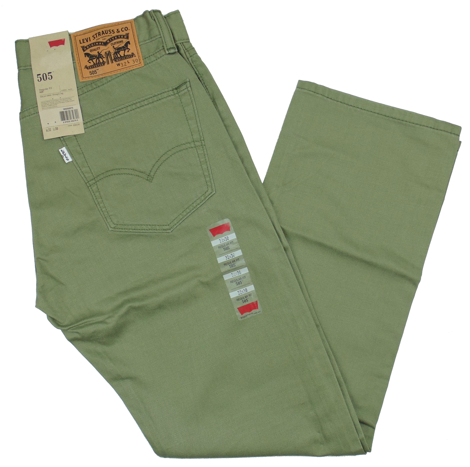 levis 505 green