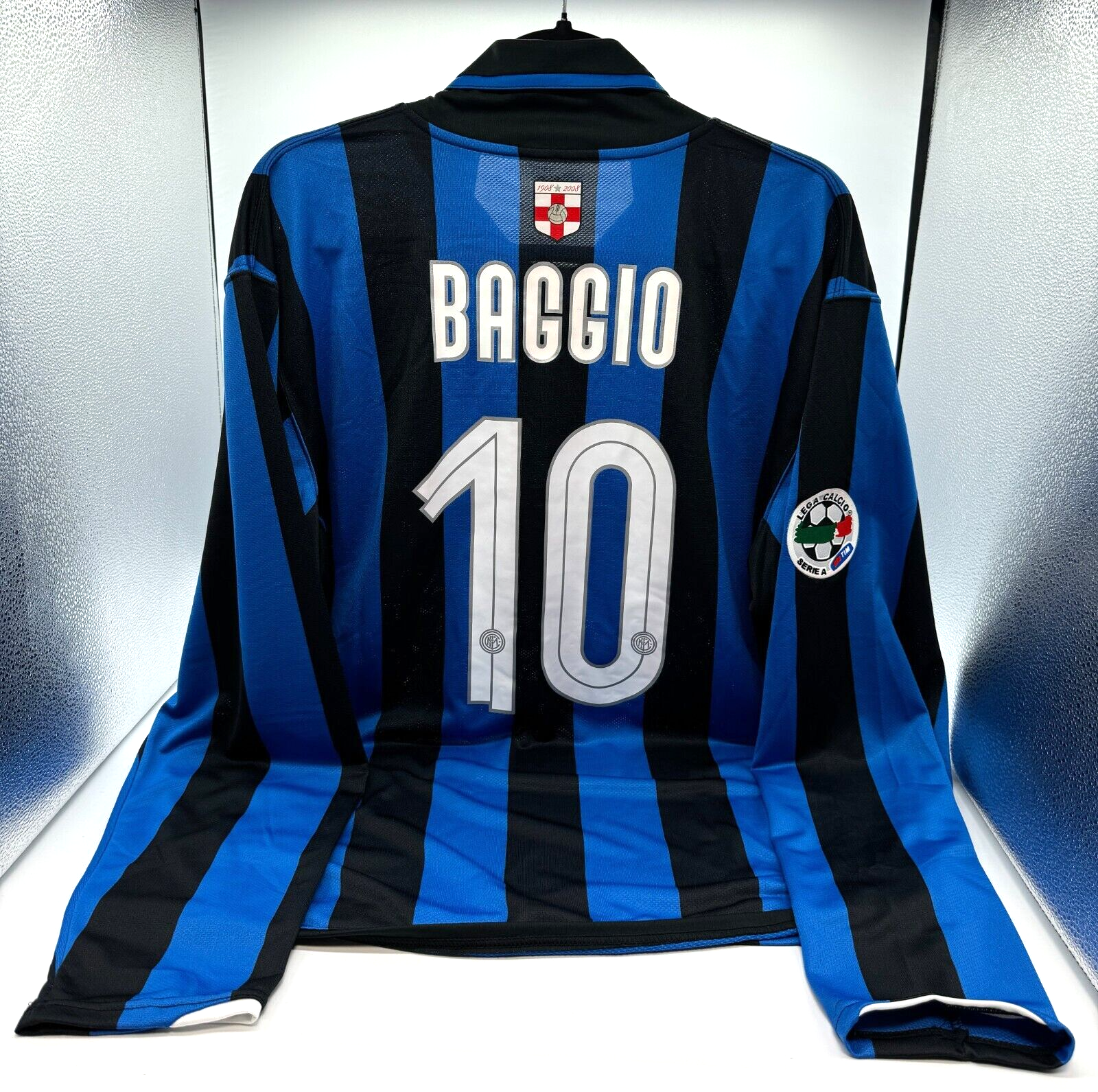R.BAGGIO #10 INTER CALCIO HOME Shirt XL Football Jersey