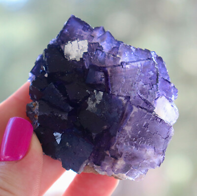 Muzquiz Purple Fluorite From Mexico 5.8 Cm's