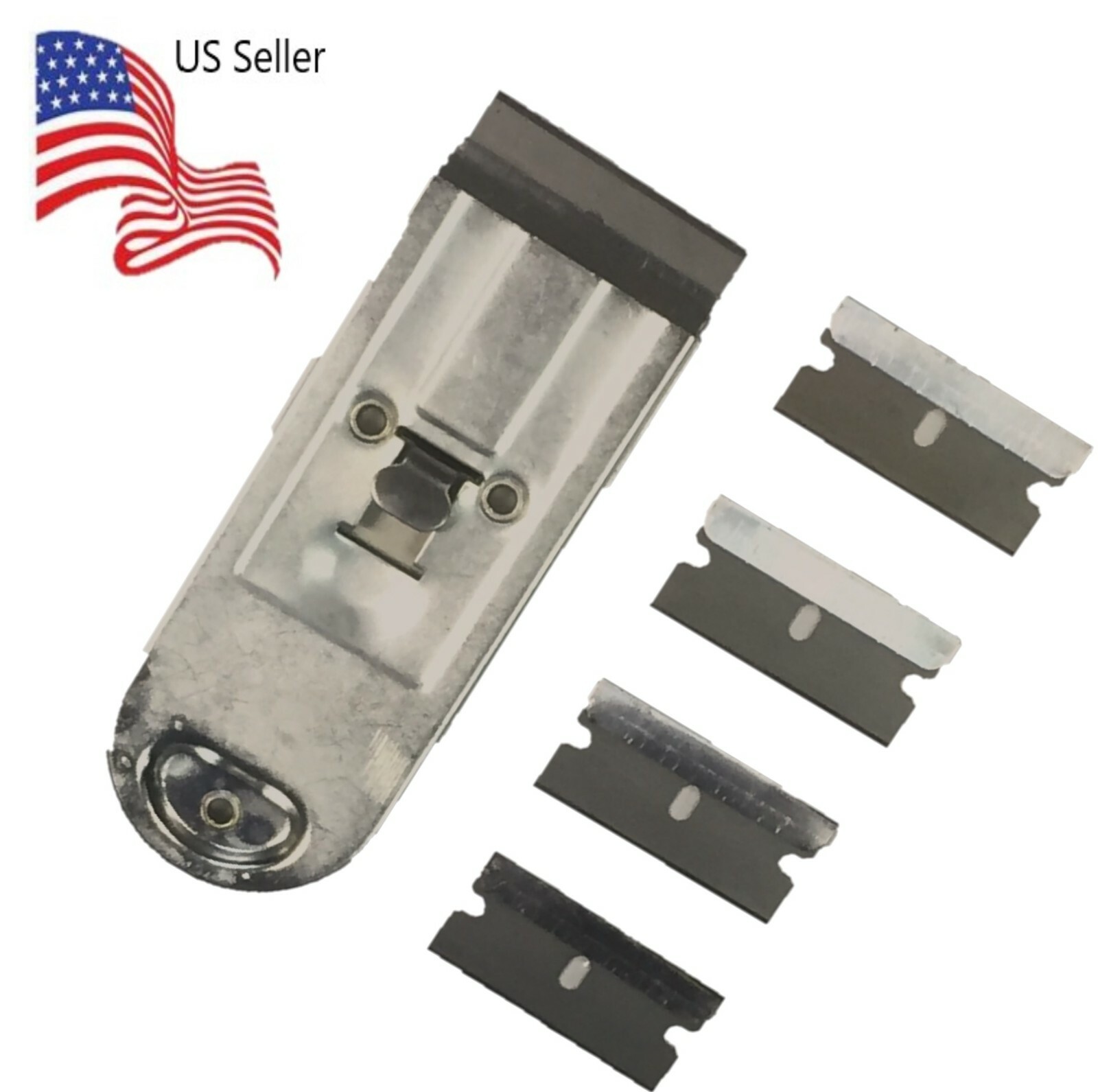 Blades Single Edge Glass Paint Safety Box Cutter + 6 Razor