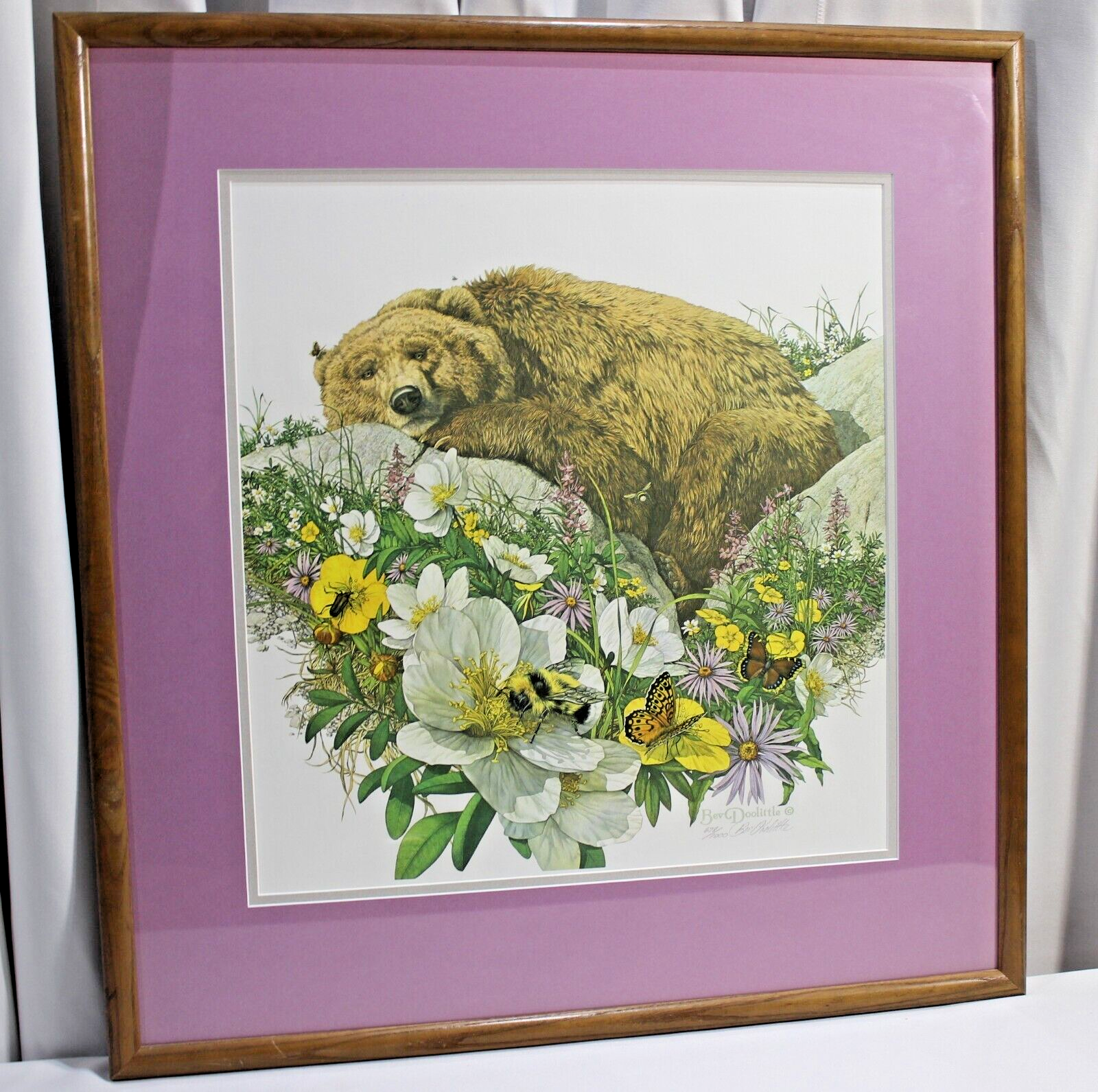Bev Doolittle FRAMED Bugged Bear Limited Edition Print